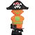 Brinquedo Educativo Barco Aventura Pirata 43CM - Imagem 2