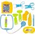 Brincando de Profissões Maleta KIT Médico Azul 11 Peças - Imagem 4