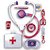 Brincando de Profissões KIT Médico Nurse SET com 10 Peças - Imagem 1