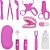 Brincando de Profissões KIT Dentista GIRL Rosa 12 PCS - Imagem 4