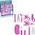 Brincando de Profissões KIT Dentista GIRL Rosa 12 PCS - Imagem 2