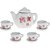 Brincando de Casinha Conjunto de CHÁ Porcelana 9 Peças - Imagem 1