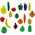 Brincando de Casinha - Carrinho Super Market Rosa com Frutas e Legumes - Imagem 3