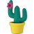 Borracha Decorada Cactus 28X39MM - Imagem 4