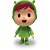 Boneco de Vinil Nina - Turma do Pocoyo - 13CM - Imagem 2