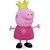Boneco Personagem Peppa PIG Princesa em Vinil 15CM - Imagem 3