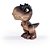 Boneco e Personagem Mini T-REX Marrom Escuro 12CM - Imagem 2