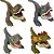 Boneco e Personagem JW Uncaged Dino Saltador (S) - Imagem 1