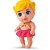Boneca Mini Bee HUGS Praia 19CM - Imagem 1