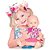 Boneca com Mecanismo Tekinha FAZ Xixi com Mamadeira - Imagem 3