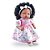 Boneca com Mecanismo Angelina Negra 62 Frases 48CM - Imagem 3