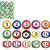 Bola Infantil Snooker Macia 6,3 CM - Pacote com 12 Unidades - Imagem 5