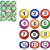 Bola Infantil Snooker Macia 6,3 CM - Pacote com 12 Unidades - Imagem 4