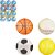Bola Infantil Esportes Macia 6,3 CM - Pacote com 12 - Imagem 2