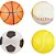 Bola Infantil Esportes Macia 6,3 CM - Pacote com 12 - Imagem 4