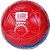 Bola de Futebol Barcelona Nº 5 - PVC/PU - Vermelha e Azul - Imagem 4
