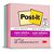 Bloco de Recado POST-IT Coleção para Viajar 76X76MM  PCT com 03 - Imagem 1