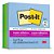 Bloco de Recado POST-IT Coleção Oasis 76X76MM - Pacote com 3 Blocos - Imagem 1