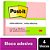 Bloco de Recado POST-IT 653 Neon 38X50MM com 100 Folhas - Pacote com 4 - Imagem 4