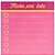 Bloco de Recado Autoadesivo Vibes PINK com Linhas 76X76MM 100 Folhas Caixa com 12 - Imagem 2