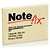 Bloco de Recado Autoadesivo Notefix 100 Folhas 76MM X 102MM Amarelo - Imagem 1