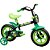 Bicicleta Infantil ARO 12 ARCO IRIS PRETO/VERDE - Imagem 1
