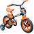 Bicicleta Infantil ARO 12 ARCO IRIS Laranja - Imagem 1