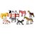 Miniatura Colecionável KIT Animais da Fazenda com Acessórios - Imagem 2