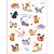 Caderno Brochurão Capa Dura HUG ME 80 Folhas - Pacote com 5 - Imagem 1