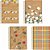 Caderno 10X1 Capa Dura KRAFT Color 160 Folhas - PCT com 04 - - Imagem 1
