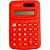 Calculadora de Bolso 8 Dígitos Vermelha com Bateria - Imagem 1