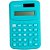 Calculadora de Bolso 8 Dígitos Azul com Bateria - Imagem 1