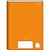 Caderno Quadriculado 1/4 STIFF 96 Folhas Capa Dura Laranja - PCT com 05 - Imagem 1