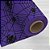 TNT Estampado 1,40M 40G Halloween ARANHAS Fundo Roxo  com 25 Metros - Imagem 3