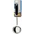 Utensílio Doméstico Concha INOX com Cabo Preto - Imagem 4