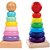 Brinquedo Pedagógico Madeira Torre de Encaixe - Imagem 1