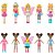 Polly Pocket Super Closet de Bichinhos Luxo STYLIN Safari Fashion Collection com 50 Peças - Imagem 2