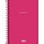 Caderno Espiral 1/4 Capa Dura Neon 80FLS PINK PP - Imagem 2