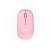 Mouse óptico sem Fio Letron 1000DPI Color FIT Rosa - Imagem 2