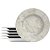Utensílio Doméstico Prato Sobremesa Travertino Porcelana 21CM - 6 Peças - Imagem 1