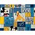 Papel de Parede Plástico Adesivo 45CM X 10M Mickey - Imagem 1