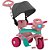 Triciclo Veloban com Capota Passeio Pedal Rosa - Imagem 2