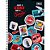 Caderno Espiral 1/4 Capa Dura Coca Cola Connect 80 Folhas - Pacote com 4 - Imagem 5