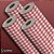 TNT Estampado Xadrez BRANCO/VERMELHO 1,40M 40G – Rolo com 25 Metros - Imagem 3