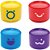 Apontador Depósito 2 Furos Color JOY BIG 4 Cores Pote com 12 - Imagem 3