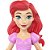 Boneca Disney Princesa Mini Ariel 9CM com Vestido Removível e Articulada - Imagem 3