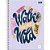 Caderno 15X1 Capa Dura FUZZY 240 Folhas Pacote C/02 - Imagem 1