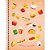 Caderno 1X1 Capa Dura Colegial Taste 80 Folhas - Pacote com 4 Unidades - Imagem 1