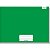 Caderno de Desenho Universitário Capa Dura Meia Pauta 96 Folhas Verde Pacote com 4 - Imagem 1