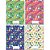 Caderno Quadriculado Universitário 5X5MM 48F Brochura Decorado CD PCT com 05 - Imagem 2
